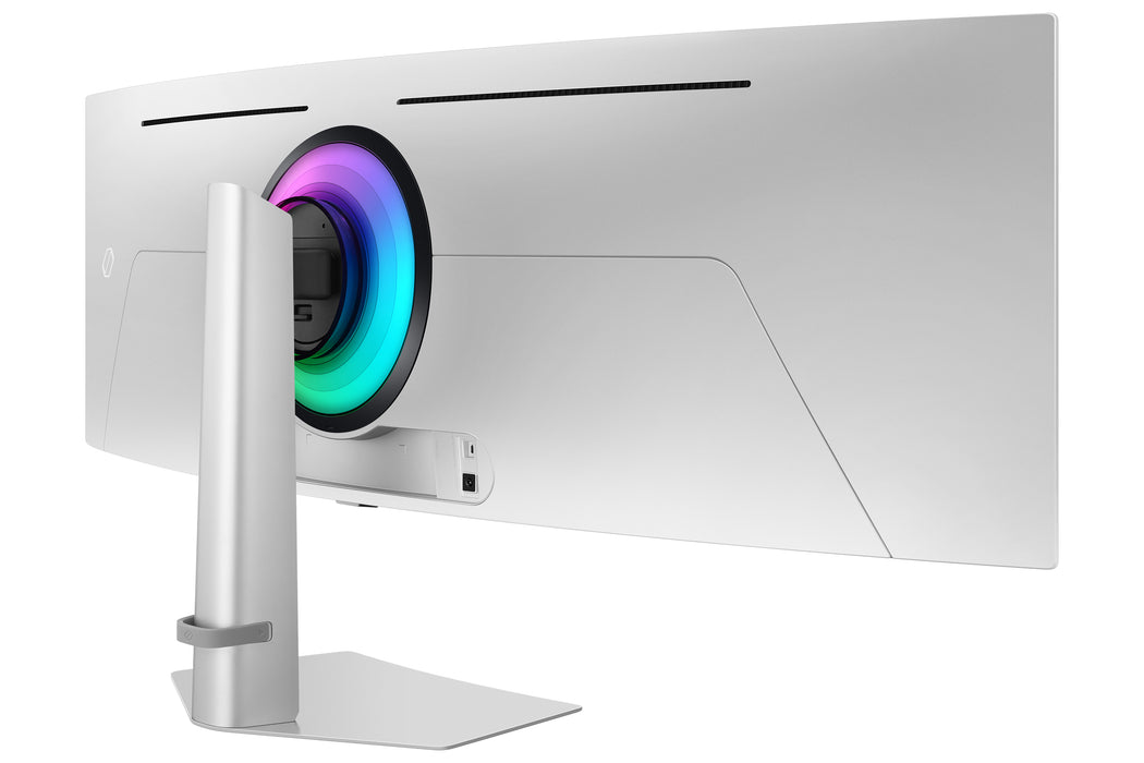 Samsung G93SC computer monitor 124.5 cm (49") 5120 x 1440 pixels Dual QHD OLED Silver