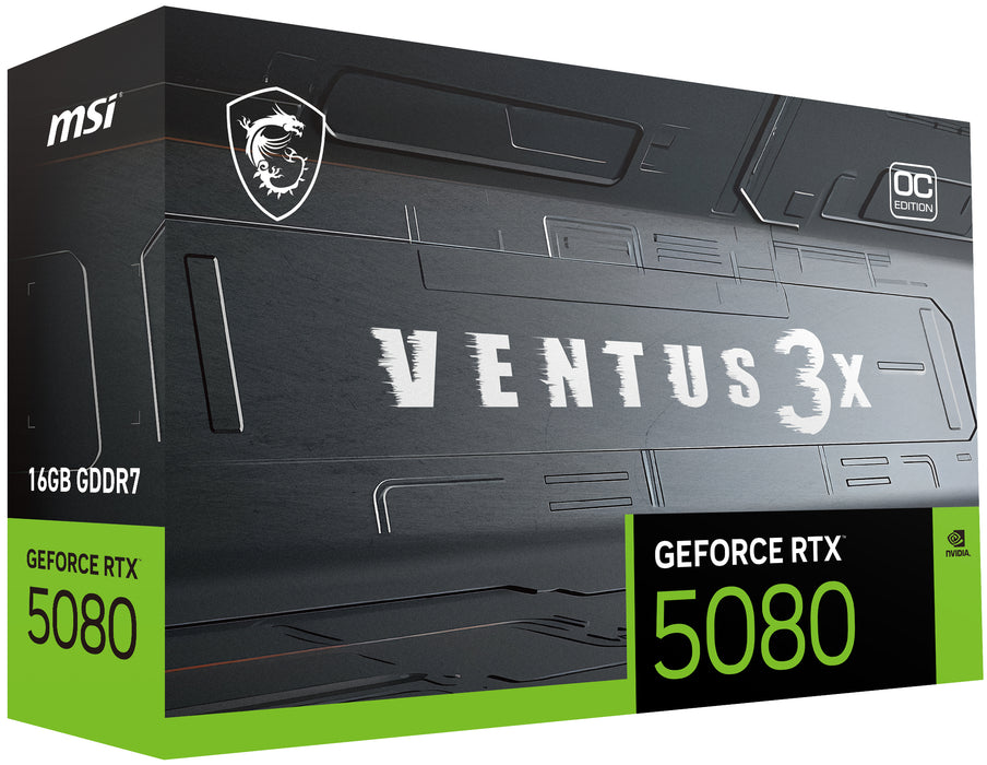 Placa gráfica MSI VENTUS GEFORCE RTX 5080 16G 3X OC PLUS