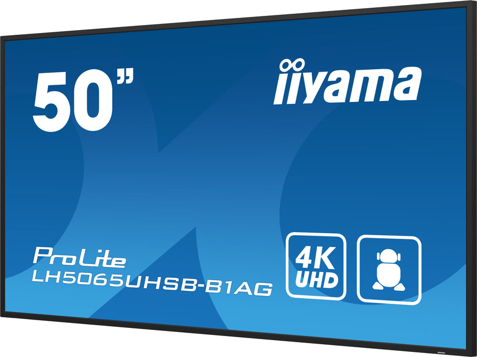 Visor de sinalização iiyama LH5065UHSB-B1AG