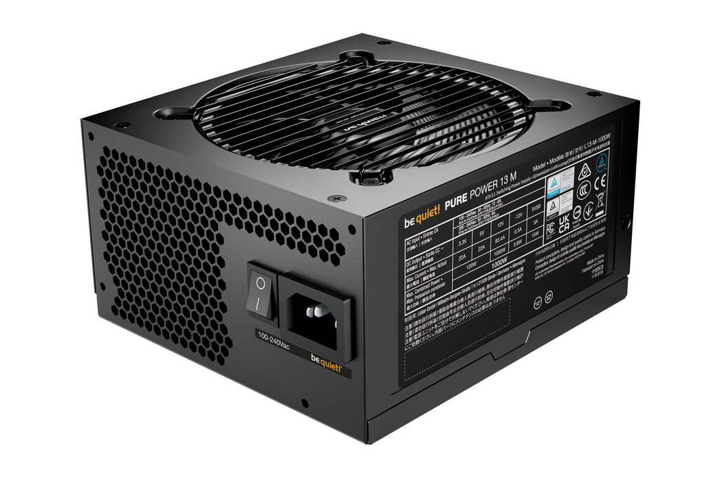 be quiet! Pure Power 13 M | 1000W power supply unit 20+4 pin ATX ATX Black