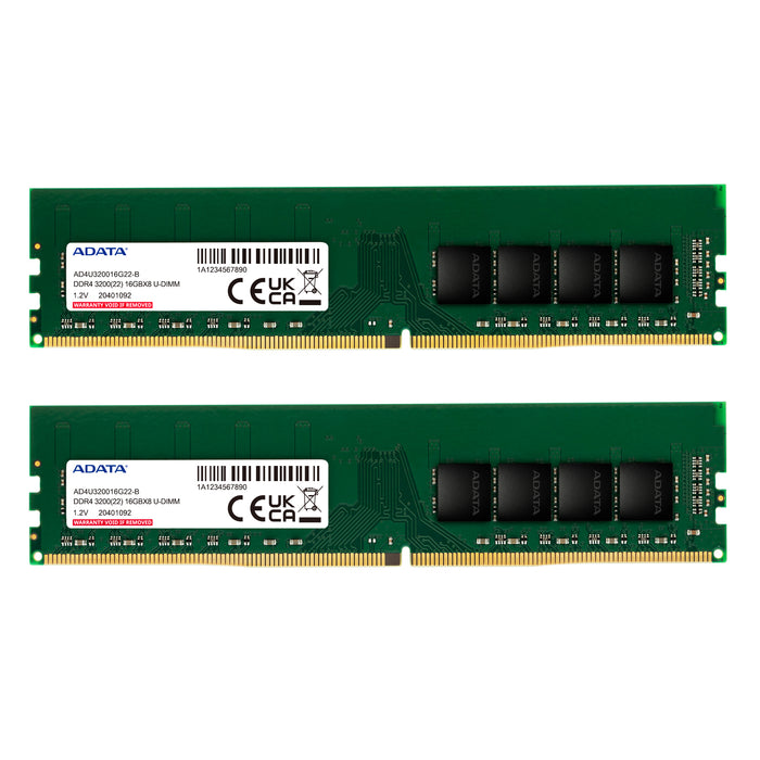 ADATA AD4U320016G22-DTGN memory module 32 GB 2 x 16 GB DDR4 288-pin DIMM