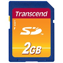 Transcend SD Card Secure Digital 2GB