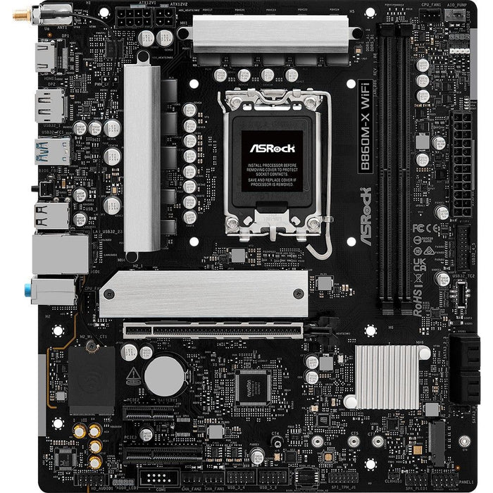 B860M-X WiFi 1851 mATX HDMI/DP DDR5