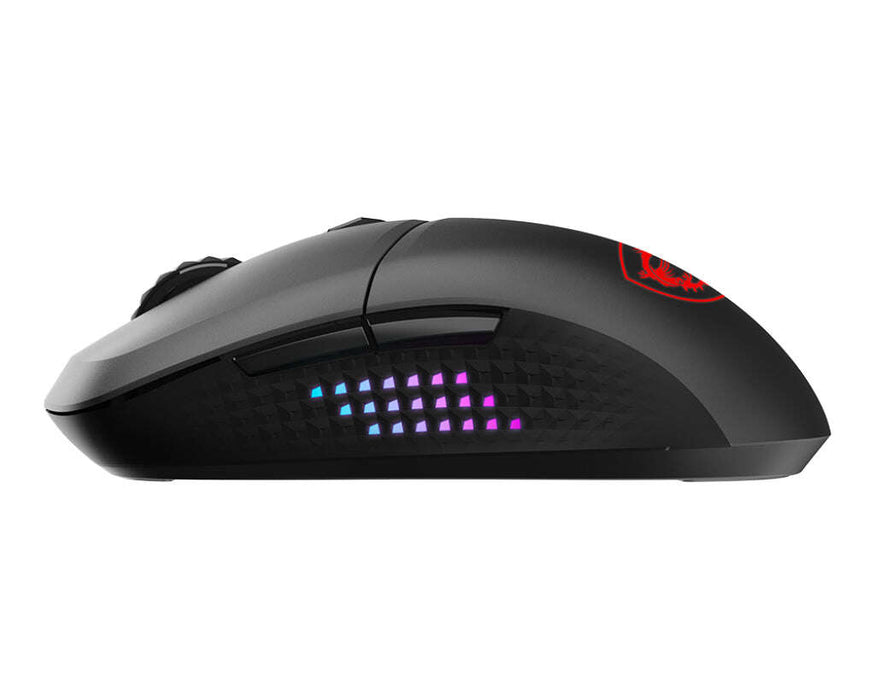 MSI VERSA 300 ELITE WIRELESS mouse Gaming Right-hand RF Wireless + Bluetooth + USB Type-C Optical 26000 DPI GAMEFORCE.IE - Custom Gaming PCs - Gameforce.ie Customer Reviews