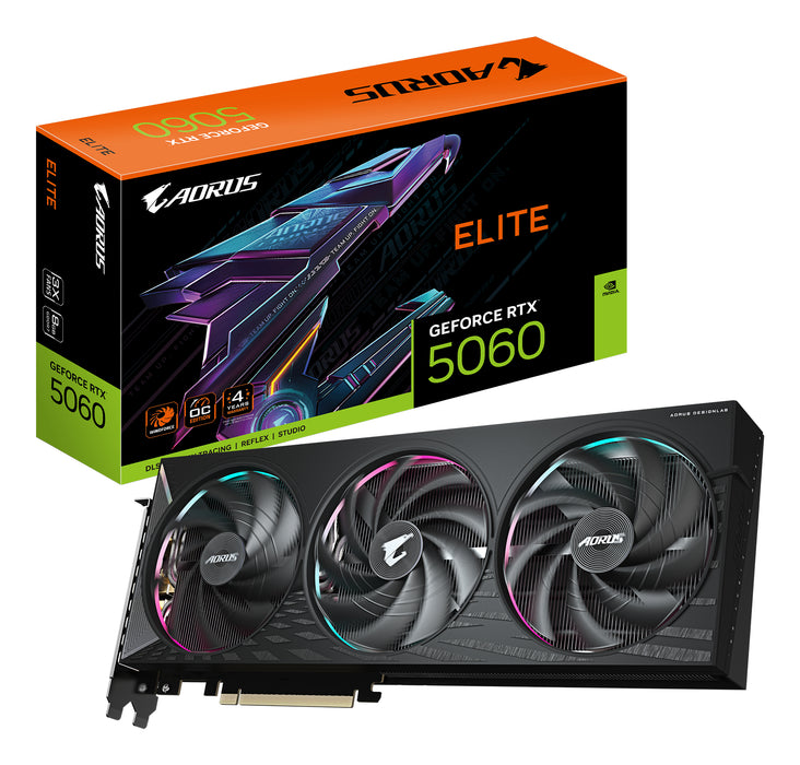 GIGABYTE AORUS GeForce RTX 5060 ELITE 8G