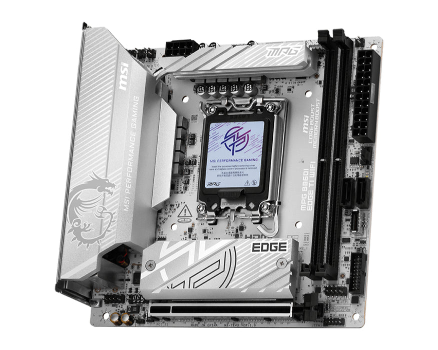 MSI MPG B860I EDGE TI WIFI motherboard