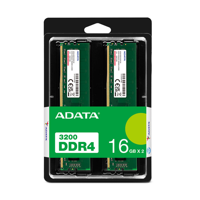 ADATA AD4U320016G22-DTGN memory module 32 GB 2 x 16 GB DDR4 288-pin DIMM