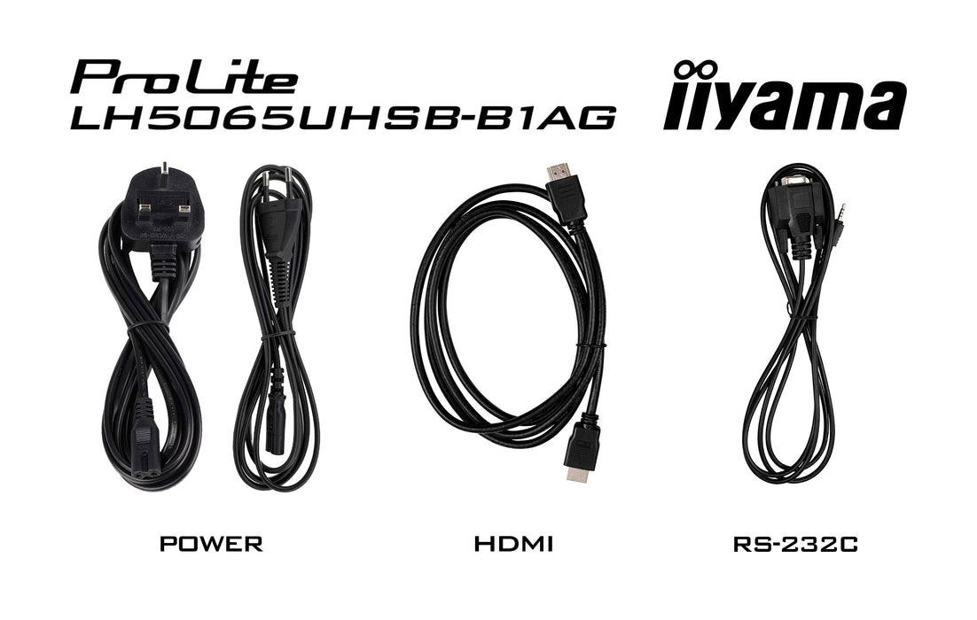 Visor de sinalização iiyama LH5065UHSB-B1AG