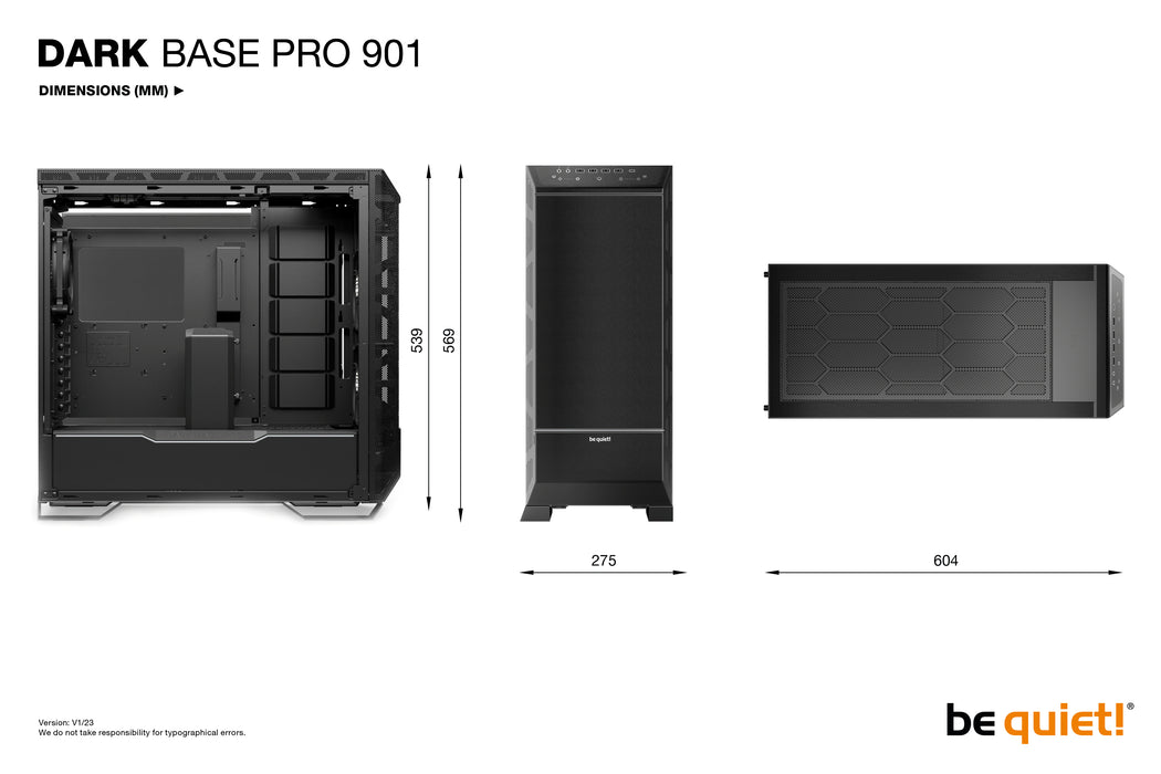 be quiet! DARK BASE PRO 901 | Black Full Tower