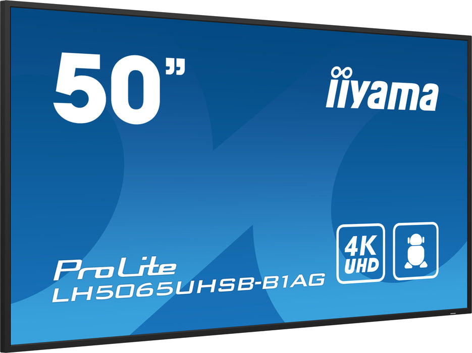 Visor de sinalização iiyama LH5065UHSB-B1AG