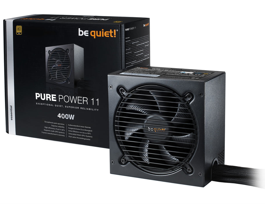 Fique quieto! Fonte de alimentação Pure Power 11 de 400 W