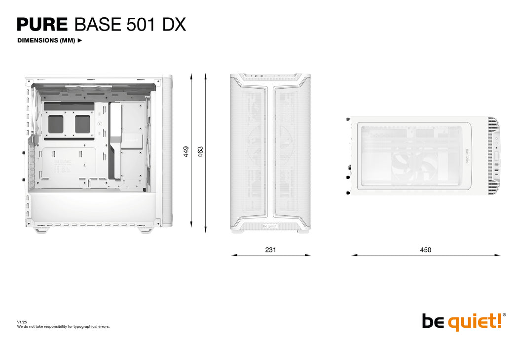 be quiet! Pure Base 501 DX White