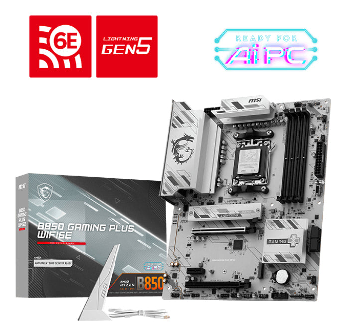 MSI B850 GAMING PLUS WIFI6E motherboard