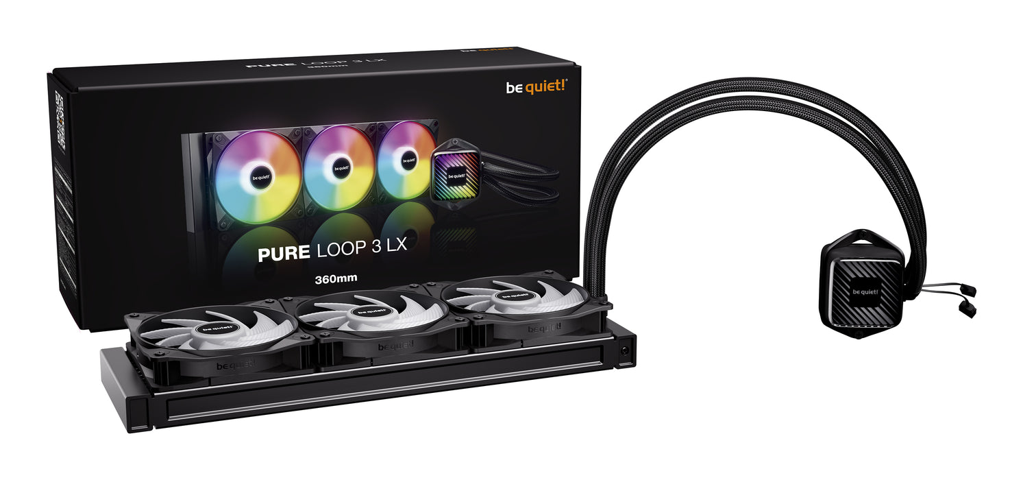be quiet! PURE LOOP 3 LX Processor All-in-one liquid cooler 12 cm Black 1 pc(s)