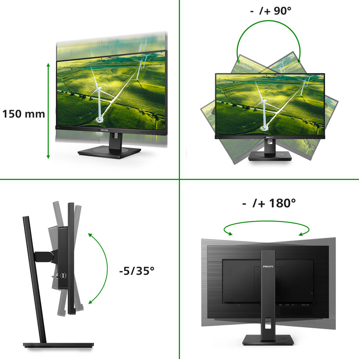 Philips B Line 272B1G/00 computer monitor 68.6 cm (27") 1920 x 1080 pixels Full HD LED Black
