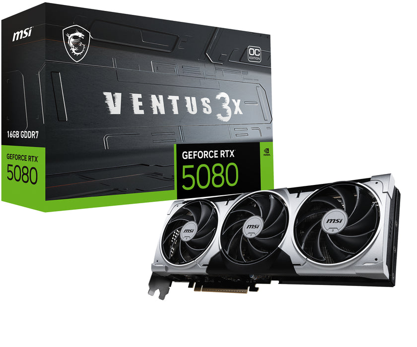 Placa gráfica MSI VENTUS GEFORCE RTX 5080 16G 3X OC PLUS