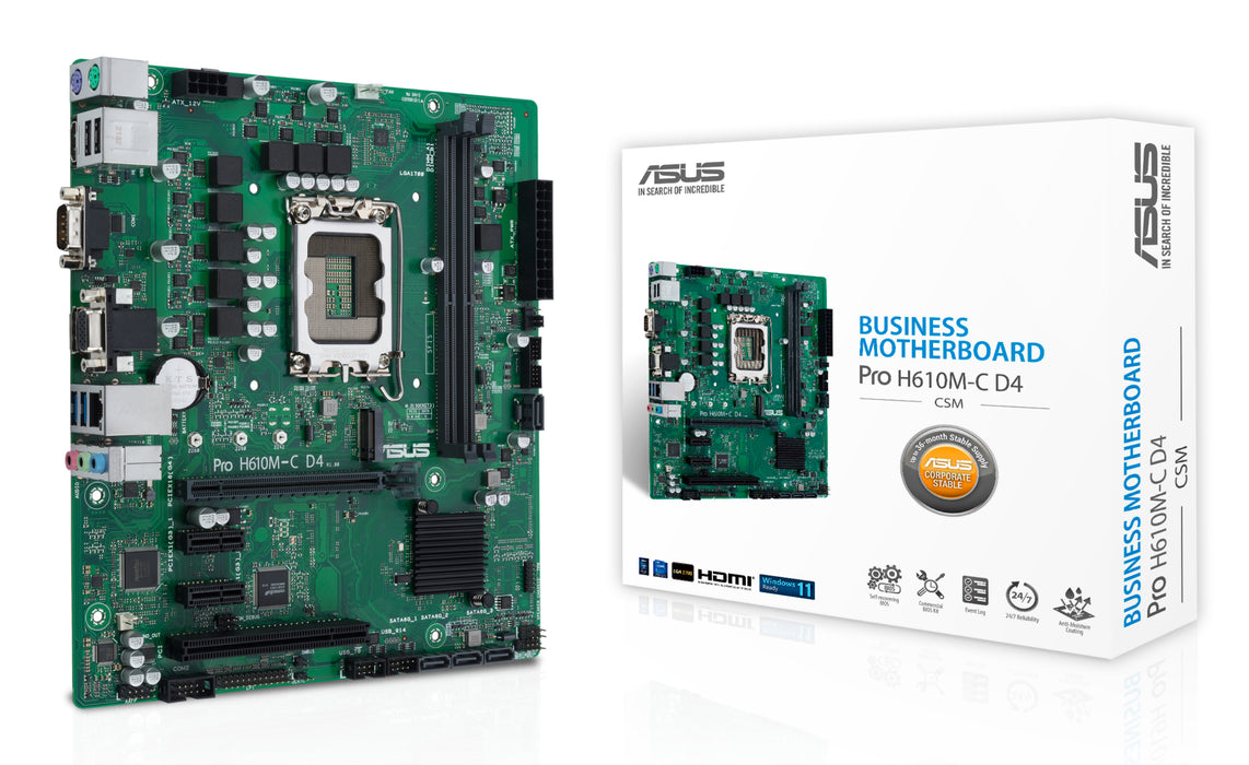 ASUS PRO H610M-C D4-CSM