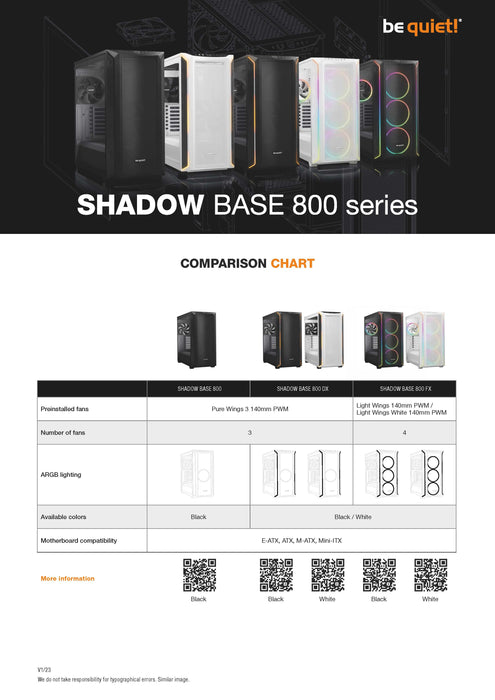 be quiet! Shadow Base 800 DX Black Midi Tower