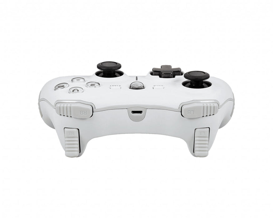 Comando de jogo MSI FORCE GC20 V2 BRANCO 'Pronto para PC e Android, com fio, capa D-Pad ajustável, motores de vibração duplos, design ergonómico, cabos destacáveis'