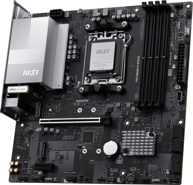 MSI PRO B840M-P WIFI6E motherboard