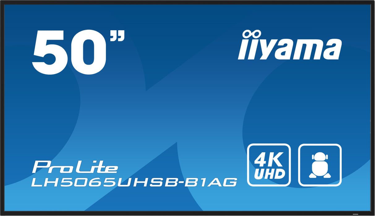 Visor de sinalização iiyama LH5065UHSB-B1AG
