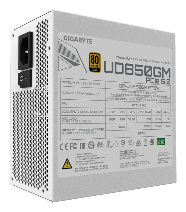 GIGABYTE UD850GM PG5W power supply unit