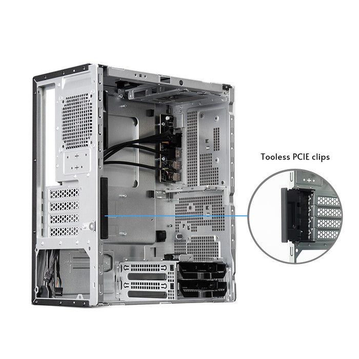 Torre Midi Chieftec BS-20B-OP, Schwarz o.NT