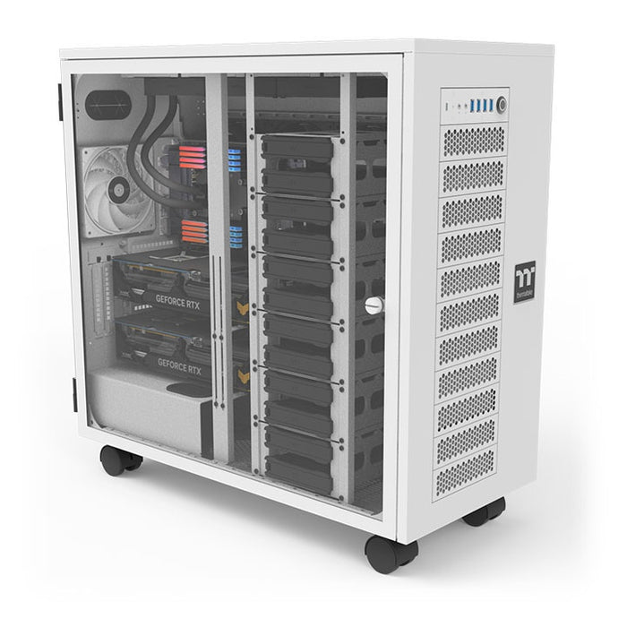 THERMALTAKE AX700 TG FULL TOWER SNOW WHITE