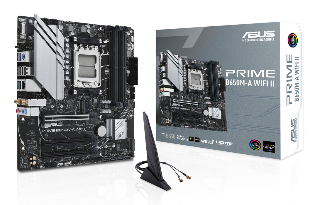 ASUS PRIME B650M-A WIFI II AMD B650 Socket AM5 micro ATX