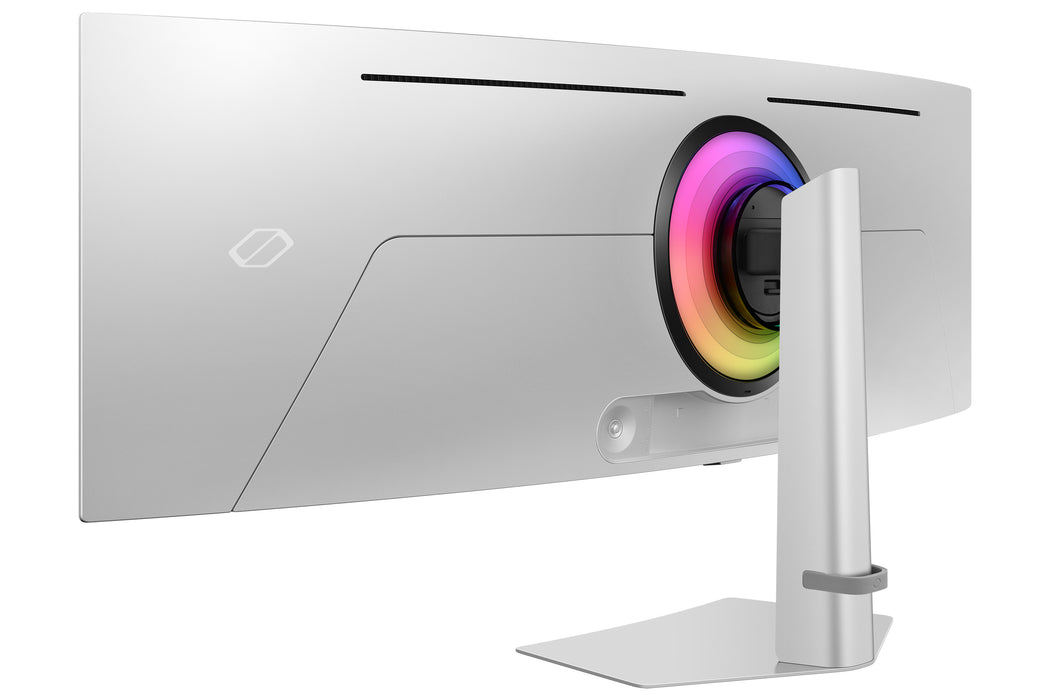 Samsung G93SC computer monitor 124.5 cm (49") 5120 x 1440 pixels Dual QHD OLED Silver