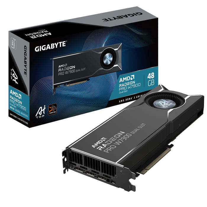 GIGABYTE Radeon PRO W7900 Dual Slot AI TOP 48G