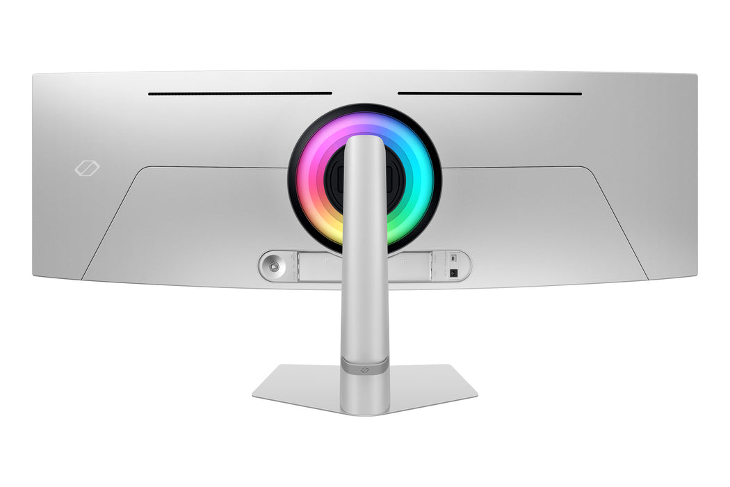 Samsung G93SC computer monitor 124.5 cm (49") 5120 x 1440 pixels Dual QHD OLED Silver
