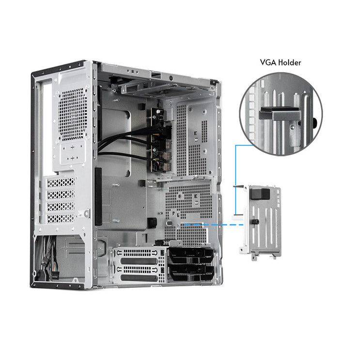 Torre Midi Chieftec BS-20B-OP, Schwarz o.NT