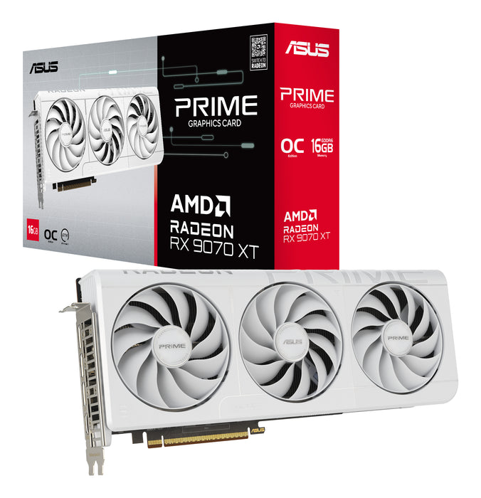 ASUS Prime -RX9070XT-O16G-WHITE