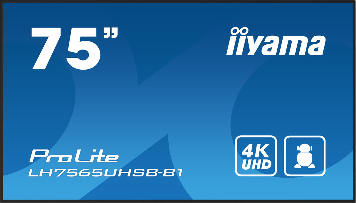 Display de sinalização iiyama LH7565UHSB-B1